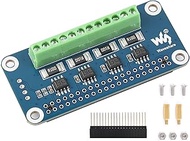 4-CH Current/Voltage/Power Monitor HAT for Raspberry Pi 4B/3B+/3B/2B/B+/A+/Zero/W, I2C/SMBus Interfa