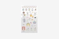 PVC Daily Sticker Bichon Frise Various Shapes and Designs 9 x 18.5 cm