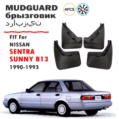 1990 1991 1992 1993 FOR NISSAN Sunny B13 Sentra Mudguard Fender Mud Flaps Guards Splash Mudflaps Car