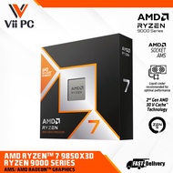 AMD Ryzen™ 7  RYZEN 7 9850X3D Desktop Processor Ryzen 9000 Series Up to 5.6 GHz GAMING PROCESSOR