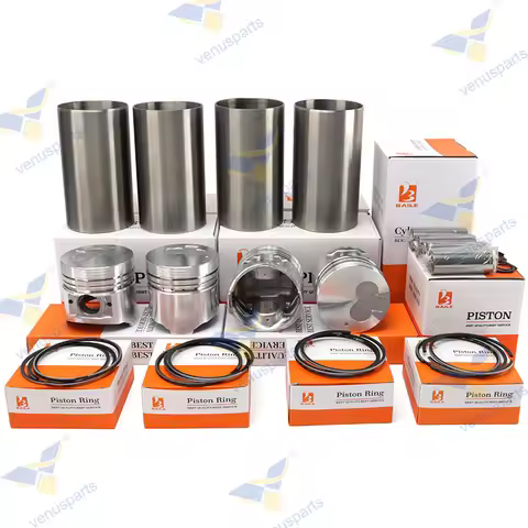 4D56 Piston + Cylinder Liner + Piston Ring 4-cylinders MD304835 MD304838 For Mitsubishi Overhaul Reb