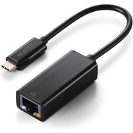 ELECOM Wired LAN Adapter USB Type C USB-C to RJ45 Compatible with windowsmacOS Black EDC-GUC3V3E-B