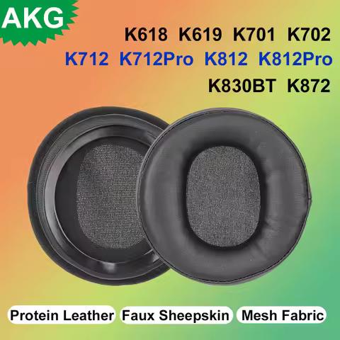 New Design Large Thick Ear Pads Cushion for AKG K618 K619 K701 K702 K712 K712Pro K812 K812Pro K872 H