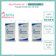 Combo 3 Túi Khăn vải khô Đa Năng Likado - chất liệu như giấy ướt rút nước dùng để thay tã  vệ sinh c