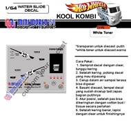 KK028 Hotwheels White Toner Kool Kombi Sean Evo FF Decal