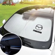 Mazda Car Sunshade Anti-UV Car Front Windscreen Sun Shield Shade Cover Sun Protection Cover For Mazd