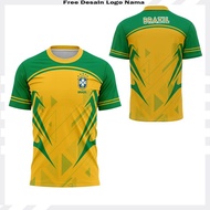 BRAZIL FULLPRINT JERSEY BRAZIL T-SHIRT/ BRAZIL 2026 WORLD CUP JERSEY/ FREE CUSTOM