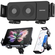 Handyhalterung Auto für Galaxy Z Fold/Flip mit Ladefunktion,Unterstützt Qi 15W-Schnellladung mit 90°