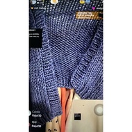 Blue cardi