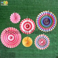 Paper fan Rainbow Paper fan Rainbow