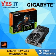 Gigabyte GeForce RTX4060 WINDFORCE OC 8GB GDDR6 / RTX5060 WINDFORCE OC 8GB Graphic Card / RTX5060 TI