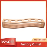 Shot Glass Holder Set-1Oz/30Ml Shot Glass Set Bamboo Shot Glass Holder, 6Pcs Shot Glass Set, Perfect