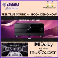 YAMAHA RX-A4A 7.2 CHANNELS WITH SURROUND AI AV RECEIVER DOLBY ATMOS HOME THEATRE AMPLIFIER WITH YAMAHA MUSICCAST (IN STO