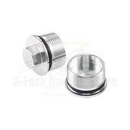 Preload Fork Caps Bolts Cover For Honda CBR450SR  1989-1994  GB400 GB500  35mm fork tube suspension