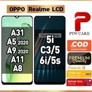 Skrin LCD Serasi Untuk Oppo A9 2020 / A5 2020 / A31 / A11 / A8 / Realme 5i / C3 / 5 / 6i / 5s LCD Sc