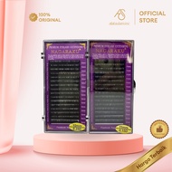 UNGU Nagaraku D0.20, D0.25 Purple False Eyelashes eyelash extension D curl