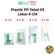 PP Plastic Width 6 Thickness 03 6x8 6x10 6x12 6x15 Transparent Clear Plastic Bags