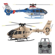 C123 New 1/36 Scale RC Helicopter Eurocopter EC135 Simulate Model Streaming Positioning Dual-Brushle