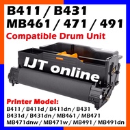 Compatible Drum OKI B411 B431 Printer B411d B411dn B431d B431dn MB461 MB471 MB471dnw MB471w MB491 MB
