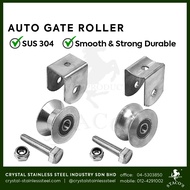 STACOS Stainless Steel 304 U V Gate Roller Sliding Folding Auto Gate Accessories Roller Bracket Whee