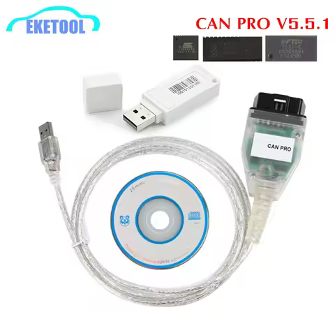 VCP Scanner SW 5.5.1 For VAG CAN PRO Diagnostic Tool FTDI FT245RL Chip OBD OBDII CAN BUS UDS K-Line