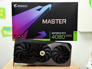 Gigabyte RTX 4080 Super 
AORUS MASTER 16G 顯示卡 
有盒有單保養 至2027年2月  
三日免費試玩 即時送貨      
舊卡Trade in 升級 置換 