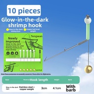 Luminous Shrimp Hook Set