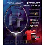 Felet Carbon Woven 18 Racket Woven Technology 4u 82gram 76 Racket Badminton Racket Raket Badminton 1