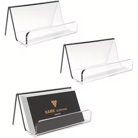 Business Card Holder for Desk, Business Card Stand Desktop Business Card Holders for Exhibition