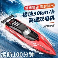 無線電動高速遙控快艇超大遙控船兒童充電輪船男孩水上玩具船模型