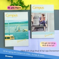 Campus Notebook A4 Dreamy Dotted Horizontal Lines 200 Pages - NB-A4DR200 - Leafy Moment