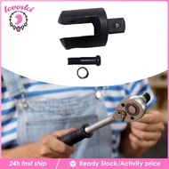 [Lovoski] 1/2 Breaker Bar Adapter with Fixed Screw Strong Bar Head Wrench Knuckle Joint