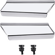 Headlight Washer Nozzle Cover Chrome and Clip 2PCS Right and Left Compatible with 2006-2011 LEXUS GS