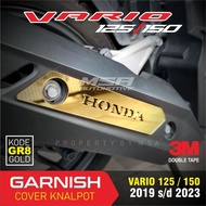 Protective Garnish for the 2023 vario 125 exhaust cover, code GR8