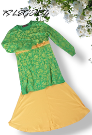 Baju Kurung Moden Budak Perempuan ( Preloved )
