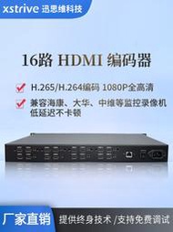 16路hdmi高清視頻編碼器轉SRT/RTSP/RTMP直播推流采集監控nvr錄制