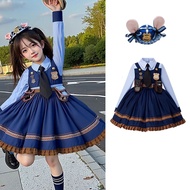 Zootopia Judy Costume Hopps Cartoon Cosplay Character Costume Judy Dress for Kids Girl Halloween Cut