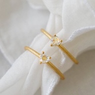 SV Heart ring Bluemoonstone 心形戒指 藍月光石