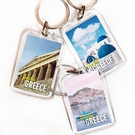 Keychain Greece Santorini  Gift Souvenir
