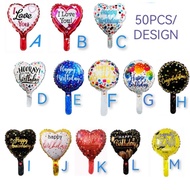 FOIL BALLON 10INCH(50pcs)