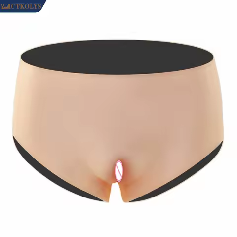 Silicone Fake Vagina Boxers Can Penetrated & Hip Lifting