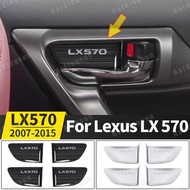 For Lexus LX570 LX 570 2007-2015 Stainless Steel Door Handle Panel 2014 2013 2012 2011 2010 2009 Interior Decoration Accessories