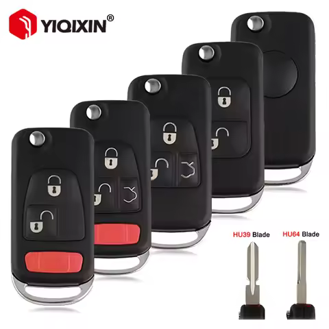 Remote Car Key Case Shell Fob For Mercedes Benz W203 W124 W202 W168 SLK E113 C E S S500 B200 A160 ML