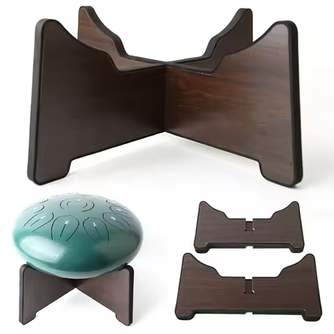 Steel Tongue Drum Holder Detachable Handpan Drum Stand Steel Tongue Drum Bracket for 8/10 Inch Percu