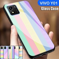 Softcase Glass Kaca VIVO Y01 - Casing hp VIVO Y01 [ S37].