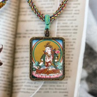 白度母高卡唐卡吊墜