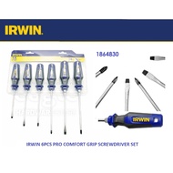 Irwin Tools 6-Piece Pro Grip Comfort Screwdriver Set
