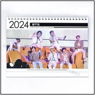 防彈少年團 泰亨 智旻 柾國 號錫 玧其 碩珍 BTS V JK 韓國桌曆 2024 ~ 2025 照片桌曆台曆