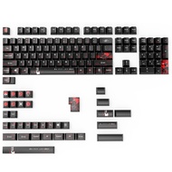 หัวข้อ Naruto Shippuden 5-Sided Hot-Swap Keycaps หัวข้อ Uchiha Sasuke หัวข้อ Red-Black Japanese Root