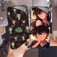 NC-80 Shinichi Kudo Kaca Glass Case for iPhone 6 6S 7 8 Plus SE X XS XR Max